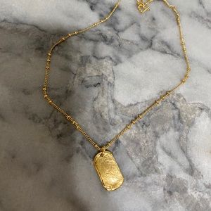 Gorjana Bespoke Dog Tag Necklace